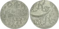 Preußen 1/24. Taler Preußen 1/12 Taler 1753 Fehlprägung Doppelschlag zweimal geprägt