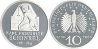 Deutschland / Eurowährung 10 Euro K.F.Schinkel 2006 Münzzeichen F 10 Euro K. F. Schinkel 2006 Münzzeichen F Polierte Platte, in Münzkapsel -