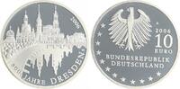 Deutschland / Eurowährung 10 Euro 800 Jahre Dresden 2006 Münzzeichen A 10 Euro 800 Jahre Dresden 2006 Münzzeichen A Polierte Platte, in Münzkapsel -