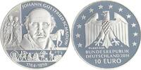 Deutschland / Eurowährung 10 Euro Gottfried Schadow 2014 Münzzeichen A 10 Euro Gottfried Schadow 2014 Münzzeichen A Polierte Platte, in Münzkapsel -