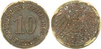 Deutschland / Kaiserreich 10 Pfennig-Probe Kaiserreich 10 Pfennig-Probe aus Pappe, einzig bek. Stück!!! 1896 J.13/J.299