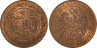 Kolonien Deutsch-Ostafrika 1 Pesa Deutsch-Ostafrika 1 Pesa 1892 schöne Tönung, prägefrisch-st PCGS MS64RB