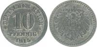 Deutschland / Kaiserreich 10 Pfennig Kaiserreich sehr seltene Probe zu J.298 Schaaf 298G6 10 Pfennig 1915 A Eisen vz