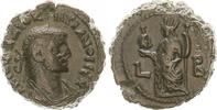 Antike / Römische Kaiserzeit / Diokletian Provinzialprägung - Billon Tetradrachme Diokletian Billon Tetradrachme Provinzialprägung Alexandria mit Mauerkrone