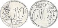 Deutschland / Bundesrepublik 10 Cent Probe Kopplung zweier Wertseiten 10 Cent Probe(1)Kopplung zweier Wertseiten, Nickel, magnetisch, 180 Grad Drehung