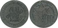 Deutschland / Polen / Getto Litzmannstadt 10 Mark (mit Echtheitszertifikat) Getto Litzmannstadt 10 Mark Münze MAGNESIUM !!! s-ss 1,75g
