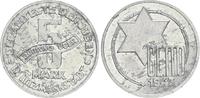 Deutschland / Polen / Getto Litzmannstadt 5 Mark-Fehlprägung Getto Litzmannstadt 5 Mark Fehlprägung Aluminium vz mit Echtheitszertifikat