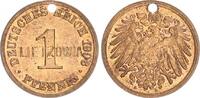 Deutschland / Kaiserreich 1 Pfennig Lietzowia Kaiserreich 1 Pf. J.10 1906A mit Gegenstempel Lietzowia (Berlin)