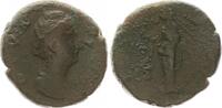 Antike / Römische Kaiserzeit / Faustina I As Faustina I, gest. 141, As Juno n.l. stehend