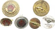Deutschland/ BRD 3 Reichsbund Ehrenbroschen Deutschland/ BRD 3 Reichsbund Ehrenbroschen, Bronze, Silber, Gold