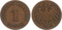 Deutschland / Kaiserreich 1 Pfennig Kaiserreich 1 Pf. J.10 1902 G