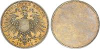 Deutschland / Kaiserreich / Bayern 20 Mark Probe Kaiserreich Bayern 20 Mark Probe 1873 von Ries. Auf 800 Silber, einseitig, PP