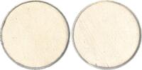 DDR 2 M Rohling DDR, Fehlprägung: 2 M-Rohling in Aluminium, J.1516 - noch unbeprägt !!!