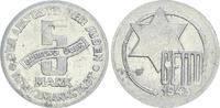 Deutschland / Polen / Getto Litzmannstadt 5 Mark Getto Litzmannstadt 5 Mark Münze Aluminium fast prfr., mit Echtheitszertifikat