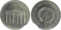 DDR 5 Mark DDR, Fehlprägung: 5 Mark Brandenburger Tor J.1536 - 1971 mit Zainende vz
