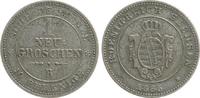 Königreich Sachsen 10 Pfennige Königreich Sachsen, 1865 B, 10 Pfennige,1 Neu Groschen fast vz