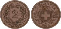 Schweiz 2 Rappen 1870 Schweiz 2 Rappen 1870 vz