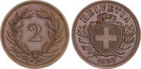 Schweiz 2 Rappen 1930 Schweiz 2 Rappen 1930 prägefrisch,schöne Patina