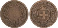 Schweiz 1 Rappen 1851 Schweiz 1 Rappen 1851,fast ss