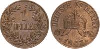 Kolonien Deutsch-Ostafrika 1 Heller Deutsch-Ostafrika 1 Heller 1907 J prägefrisch dunkelne Kupferpatina