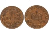 Kolonien Deutsch-Ostafrika 1 Heller Deutsch-Ostafrika 1 Heller 1912J prägefrisch, schöne Kupferpatina