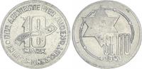 Deutschland / Polen / Getto Litzmannstadt 10 Mark Getto Litzmannstadt 10 Mark Münze Aluminium fast prfr., mit Echtheitszertifikat