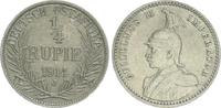 Kolonien Deutsch-Ostafrika 1/4. Rupie Deutsch-Ostafrika 1/4. Rupie 1914 J ss+