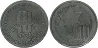 Deutschland / Polen / Getto Litzmannstadt 10 Mark (mit Echtheitszertifikat) Getto Litzmannstadt 10 Mark Münze MAGNESIUM !!! f.ss 1,73g