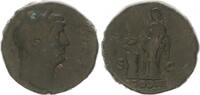 Antike / Römische Kaiserzeit / Hadrian As Hadrianus, 117-138, As Salus n.l. stehend