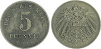 Deutschland / Kaiserreich 5 Pfennig Fehlprägung Kaiserreich 5 Pf. J.297 1918 ss-vz, Stempelbruch quer auf Rückseite