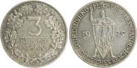 Deutschland / WEIMAR 3 Mark WEIMAR Rheinlande 3 Mark J.321 1925 G vz+