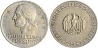Deutschland / Weimar 3 Reichsmark 3 Reichsmark J.335 Lessing 1929 D ss-vz