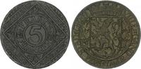 Nebengebiete / Gent 5 Franken Gent offizielles Notgeld 5 Franken 1917 ss-vz