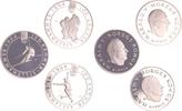 Norwegen 3x 100 Kroner Olympiade Norwegen 3x 100 Kroner, Abfahrt, Eiskunstlauf, Eishockey,