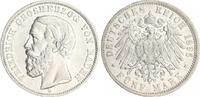 Deutschland / Kaiserreich / Baden 5 Mark Friedrich I. Baden 5 Mark 1895 G Friedrich I. ss+