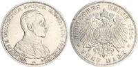 Deutschland / Kaiserreich / Preußen 5 Mark Preußen 5 Mark 1914 A Kaiser in Uniform, f.st