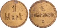 Deutsch-Südwestafrika 1 Mark Militärgeld 3.Kompanie Kolonien: 1 Mark Militärgeld 3.Kompanie ss-vz
