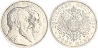 Deutschland / Kaiserreich / Baden 5 Mark Baden Baden 5 Mark 1906 Friedrich und Luise J.35 Auflage 60.000
