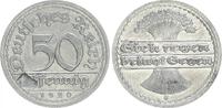 Deutschland / Weimar 50 Pfennig Weimar 50Pf.1920 G J.301 FEHLPRÄGUNG Prägefehler
