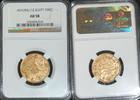 Ägypten 100 Qirsh, Gold Ägypten, 100 Qirsh, 1886, Gold 875, 8,5g, NGC, AH 1293 = 1886