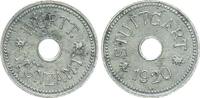 Deutschland / Prägeanstalt Stuttgart Wertmarke und passender Rohling Prägeanstalt Stuttgart Wertmarke 5 Pfennig und passender Rohling 1920 -