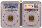 Germany, Third Reich 5 Pfennig Drittes Reich 5 Pfennig 1939 G Stempelglanz PCGS zertifiziert -
