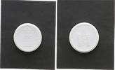 Deutschland Porzellanmedaille 700 J.Stadt Löbau Meissen weisse Porzellan Medaille 700 J. Löbau prfr. -