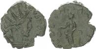 Antike Antoninian Tetricus I Laetitia Steht n.l. hält Kranz -