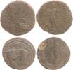 Antike / verschiedene Römische Kaiser Lot aus 2 AE As-Größe Römische Kaiser Septimius Severus, Gordianus Pius und Tranquillina(9) -