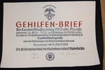 3. Reich Gehilfen-Brief Landwirtschaftsgehilfe 3. Reich Gehilfen-Brief Landwirtschaftsgehilfe Wilhelm Haase Reichsnährstand -