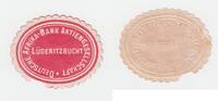 Kaiserreich/Kolonien/ Deutsch-Südwest-Afrika Abzeichen z. Aufkleben (Siegelmarke) Kolonien / Deutsch-Südwest-Afrika Deutsche Afrika-Bank Aktiengesellschaft Lüderitz -