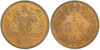 Bremen 1 S.M. (Silbermark) (1924) P S.M. KM-Pn47, BN - Bremen Motivprobe zur Verrechnungsmark -