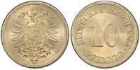 Germany-Empire P10 Pfg 1875-G P10 Pfg Sch4G14 CuNi Probeprägung mit Riffelrand, PCGS zertifiziert -