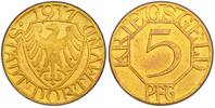 Germany-Empire P5 Pfg 1917 P5 Pfg Funck-103.1A Dortmund Br Probe in Messing / Messingabschlag -